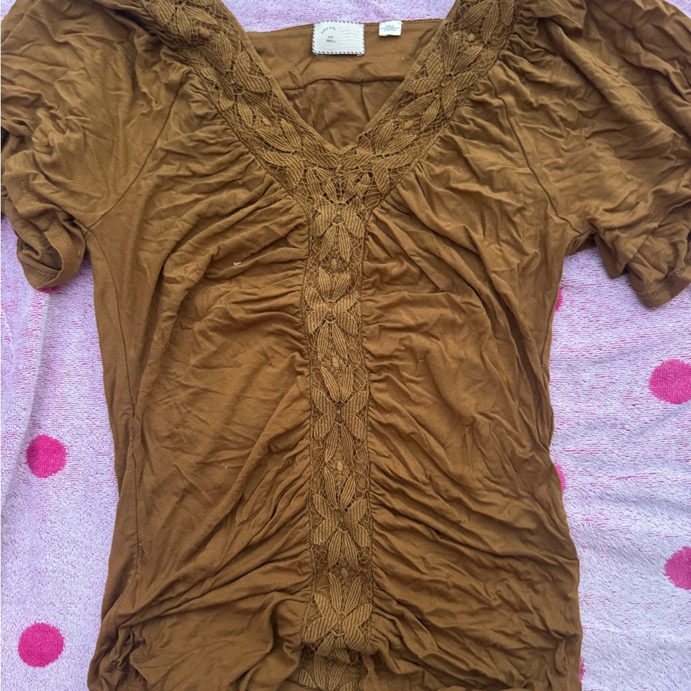 Women's Brown boho Top